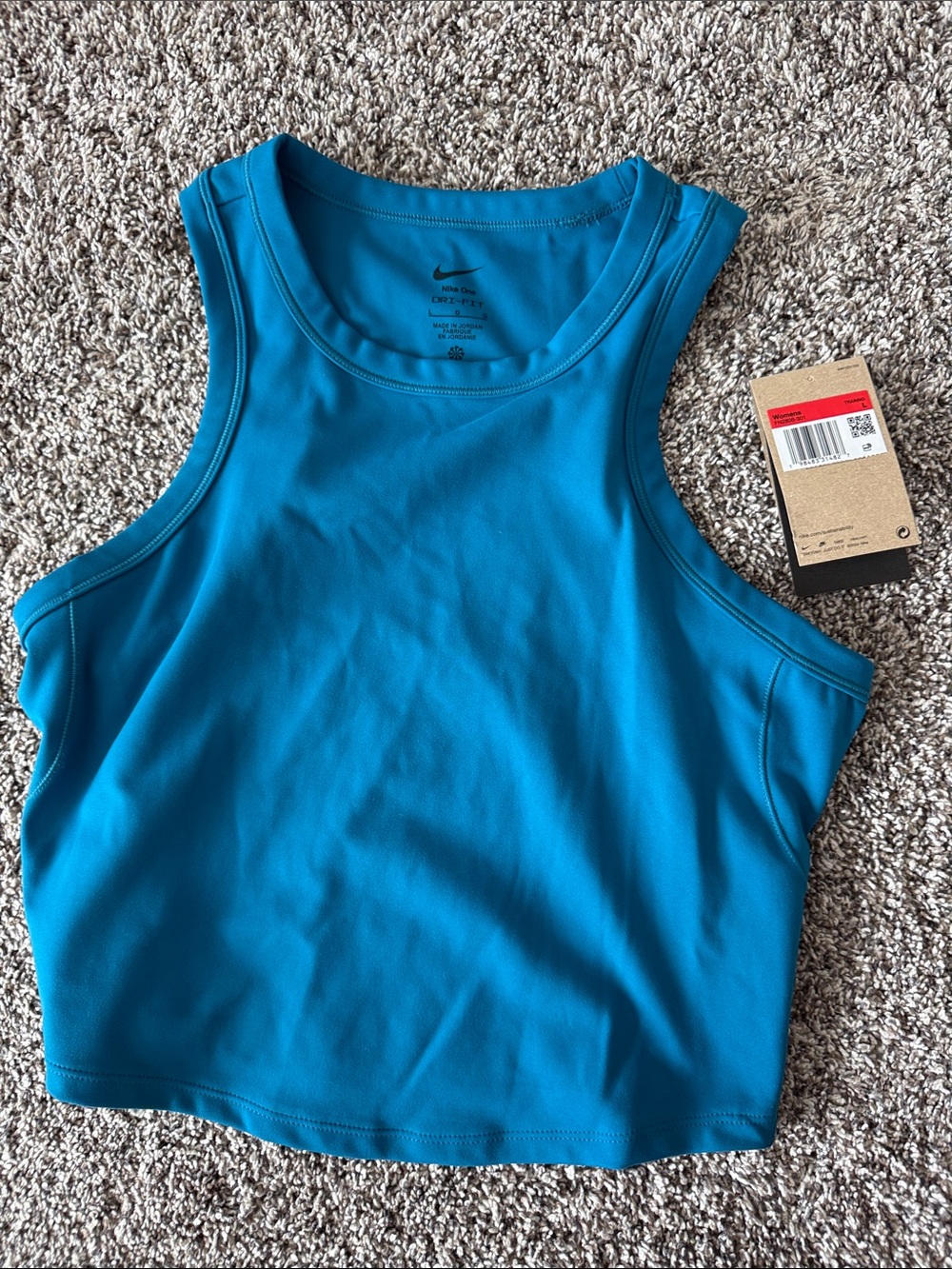 Nike Women’s Teal Tank Crop Top